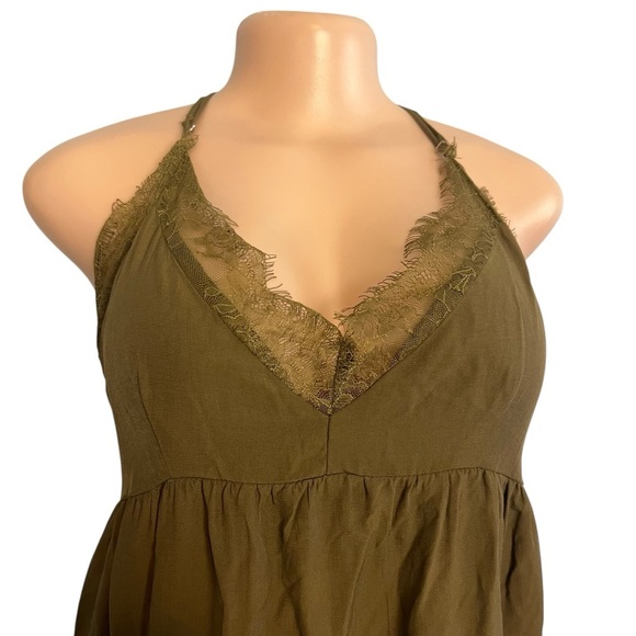 Lovestitch Elegant Olive Green Lace Maxi Dress - Picture 8 of 11